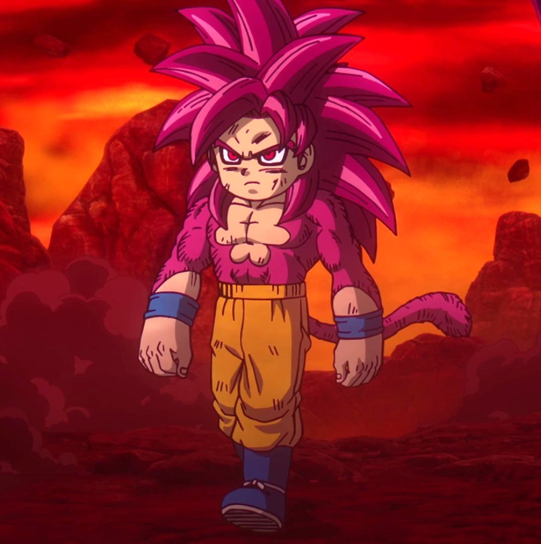 GOKU SSJ4 BASADO en un Mono - Primate en Dragon Ball Daima 